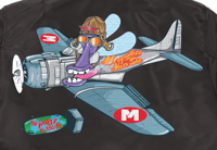Image 2 of Mosquitoes Never Die | Classic & Limited Bomber Jacket