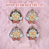 Image 1 of Aesthetic Kpop Pin