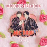 Image 2 of Taekook Mic Drop Pin