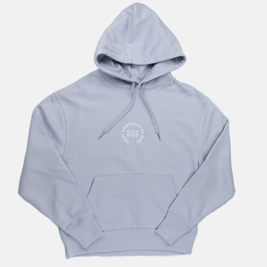 Image of HOODIE BLEU - CREATION CIRCLE