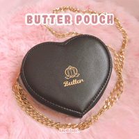 Image 1 of BTS Butter Heart Shaped Pouch 