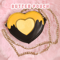 Image 2 of BTS Butter Heart Shaped Pouch 