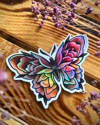 Image 1 of Holo-Sticker "Schmetterling" 