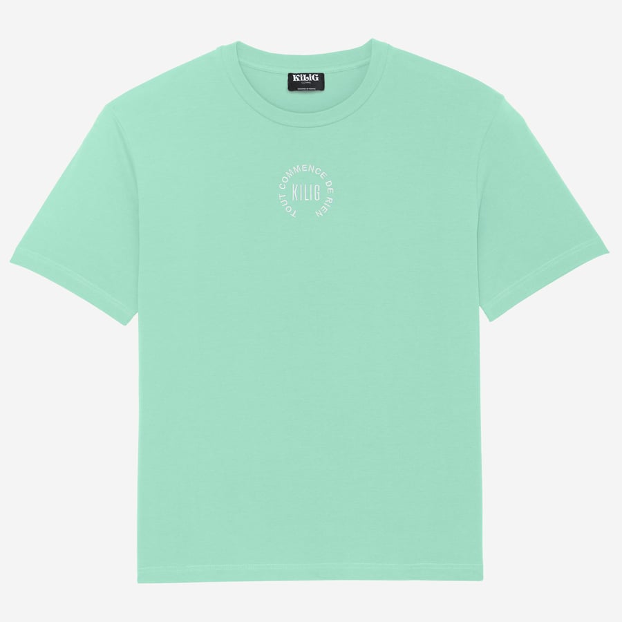 Image of T-SHIRT MENTHE - CREATION CIRCLE