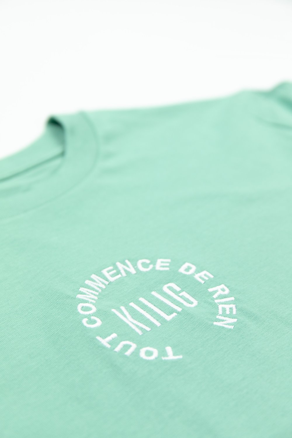Image of T-SHIRT MENTHE - CREATION CIRCLE