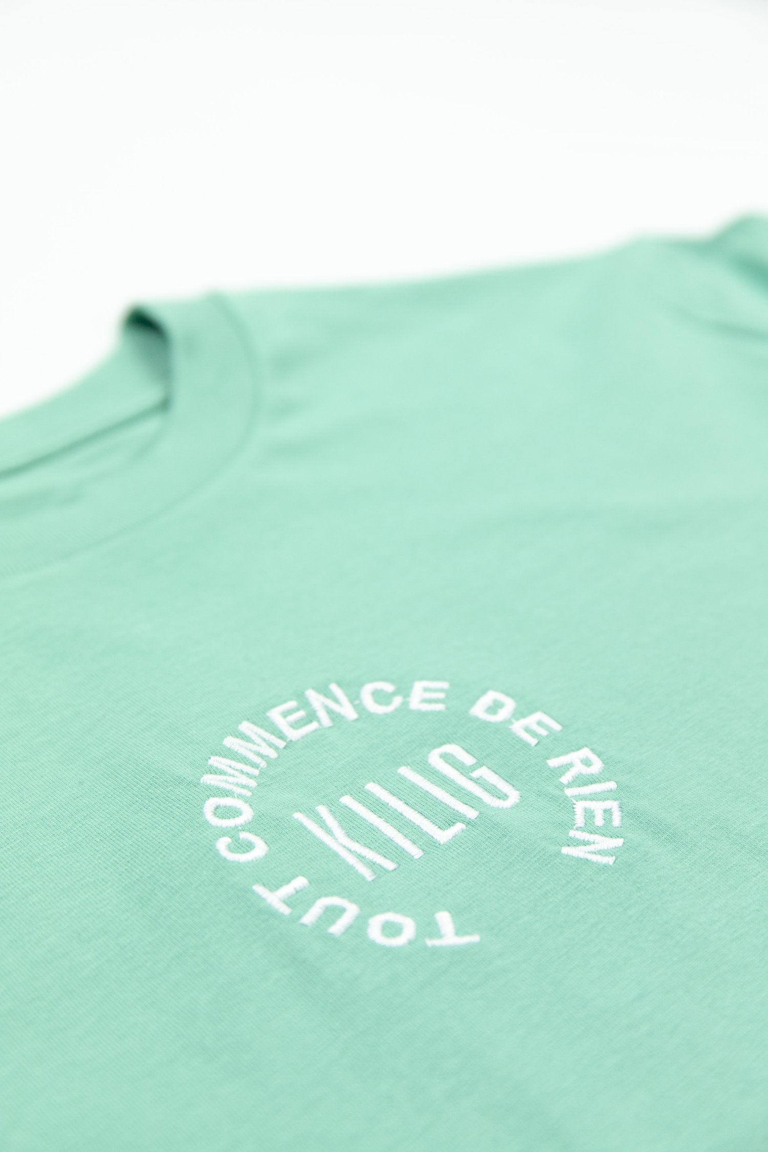 Image of T-SHIRT MENTHE - CREATION CIRCLE