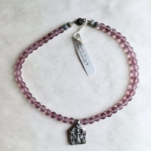 Image of Lavender and Goddess Devi necklace