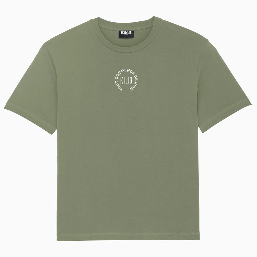 Image of T-SHIRT KHAKI - CREATION CIRCLE