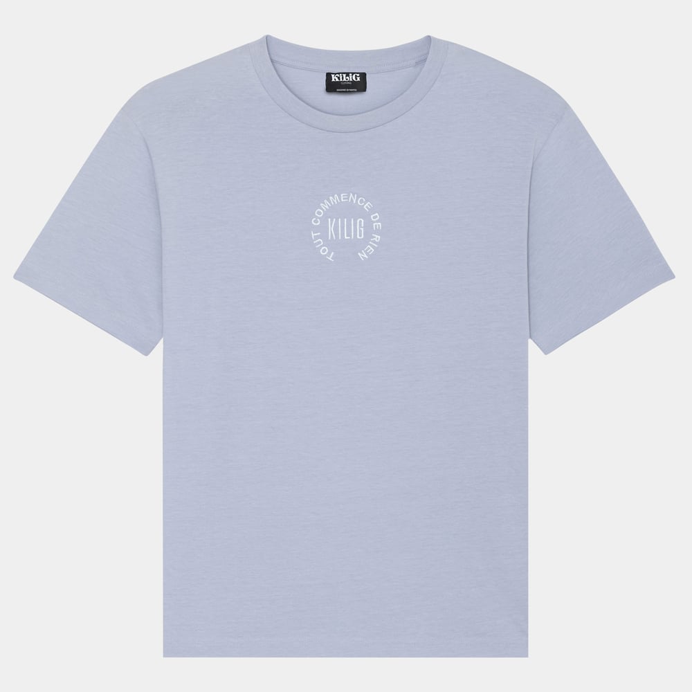 Image of T-SHIRT BLEU - CREATION CIRCLE