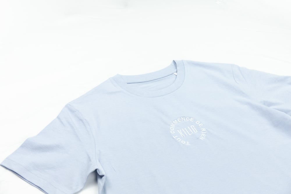 Image of T-SHIRT BLEU - CREATION CIRCLE