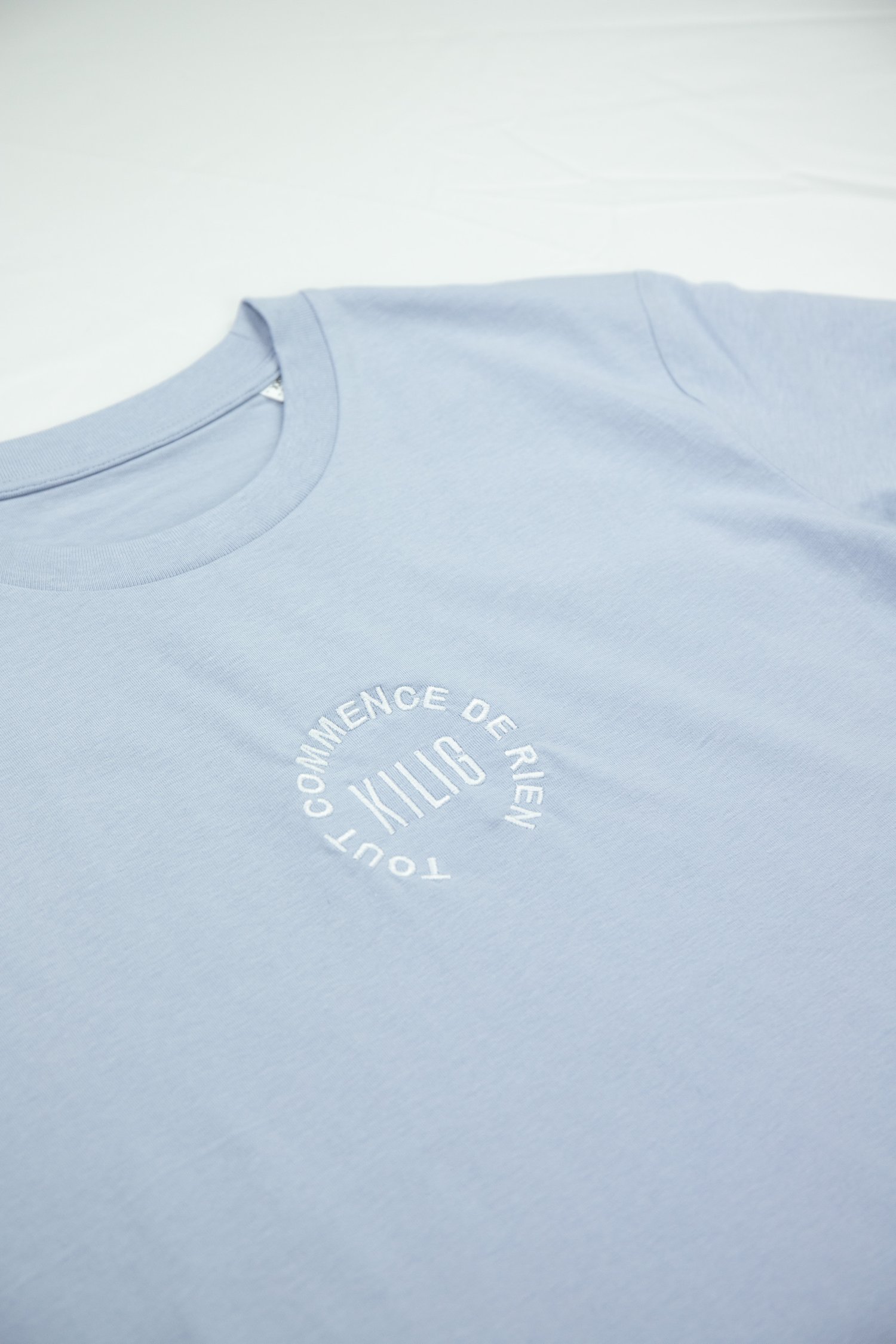 Image of T-SHIRT BLEU - CREATION CIRCLE