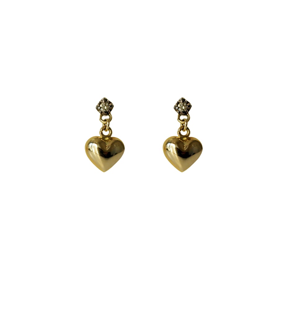 Image of Holiday Heart Drop Earring