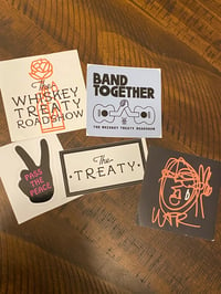 Image 1 of The Whiskey Treaty Roadshow Stickers