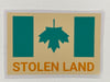 Stolen Land retro sticker