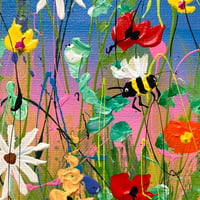 Image 3 of Don’t forget to tell the Bees 30x40cm