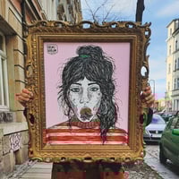 Image 1 of 'ENDLICH WIEDER ERDBEERZEIT' acrylic painting (40X60)