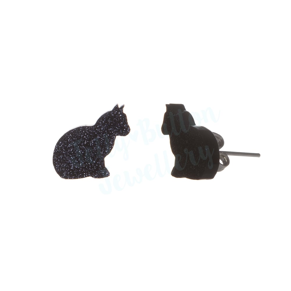 Image of Cat Acrylic Earrings