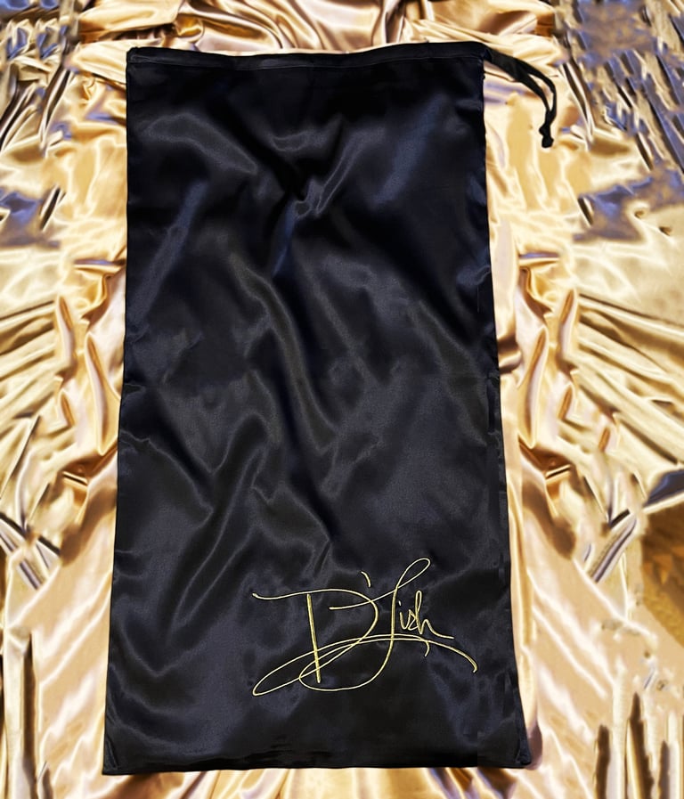 "D'Lish" Embroidered Satin Garment Storage Bag
