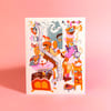 riso holiday card - winter kitchen