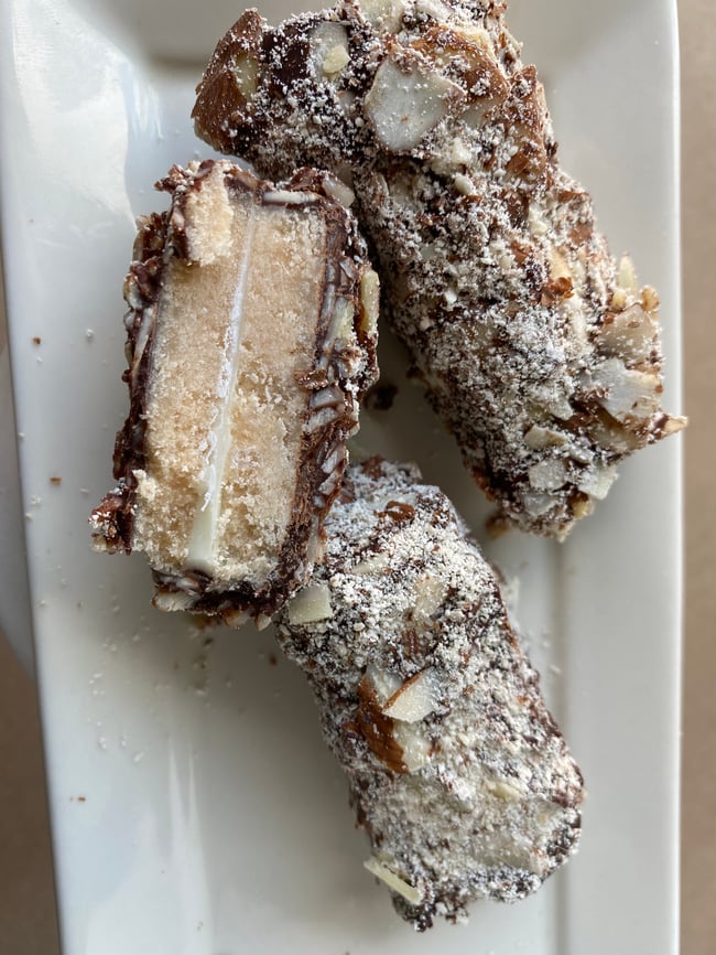 Almond Caramel Rolls in a box