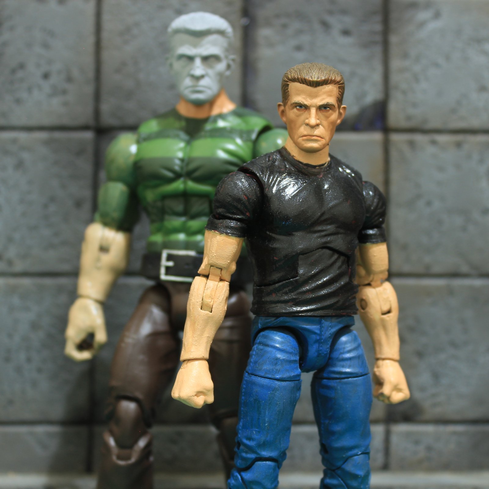 marvel legends sandman custom