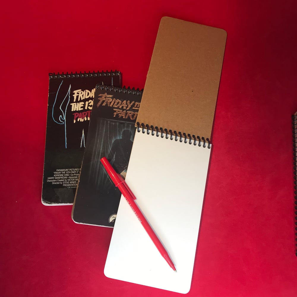 Recycled VHS Blank Sketchbook