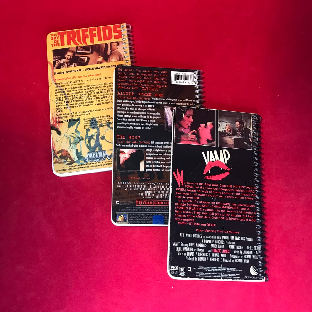 Recycled VHS Blank Sketchbook
