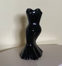 Image 2 of glossy black dress
