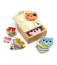 Image 1 of Djeco Dress-up mix puzzle game