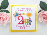 Image 4 of Personalised Teletubbies Birthday Card, Any age/relationship