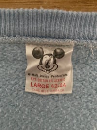 Image 4 of 60s OFFICIAL WALT DISNEY MICKEY MOUSE SWEATSHIRT