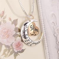 Image 3 of I Love You to The Moon and Back Pendant Necklace