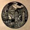 King Kong Block Print