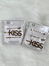 Image 3 of Rhinestone Hair Pins - KISS