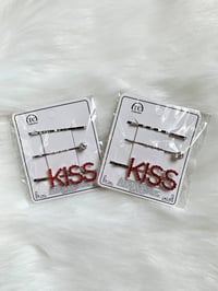 Image 4 of Rhinestone Hair Pins - KISS