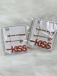 Image 5 of Rhinestone Hair Pins - KISS