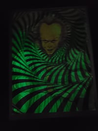 Image 2 of It! Silkscreen art print glow in the dark 