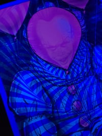 Image 3 of It! Silkscreen art print glow in the dark 