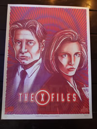 Image 1 of X-FILES Silkscreen Art Print