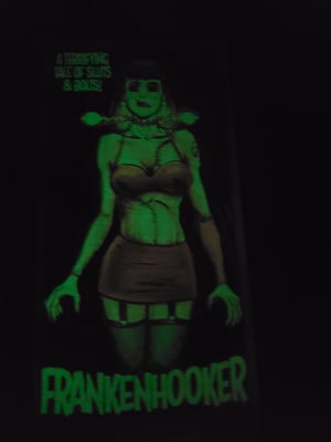 Frankenhooker Florescent Glow in the dark Screenprint Movie Poster