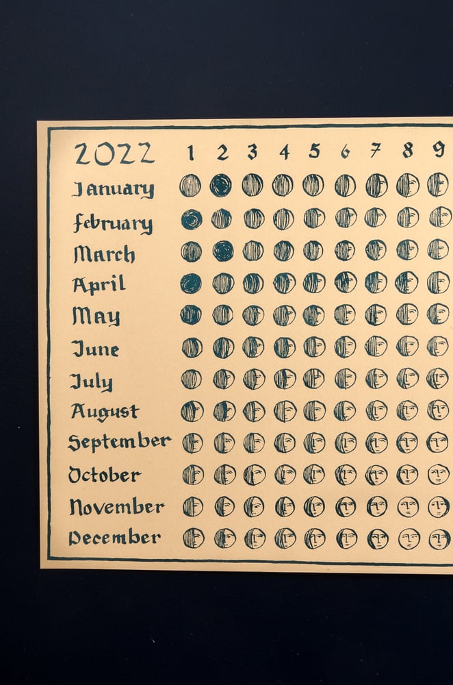 Image of Lunar calendar 2022