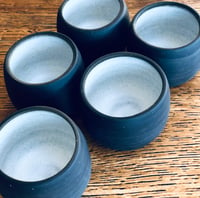 Image 2 of Black Porcelain Espresso/Shot Cups