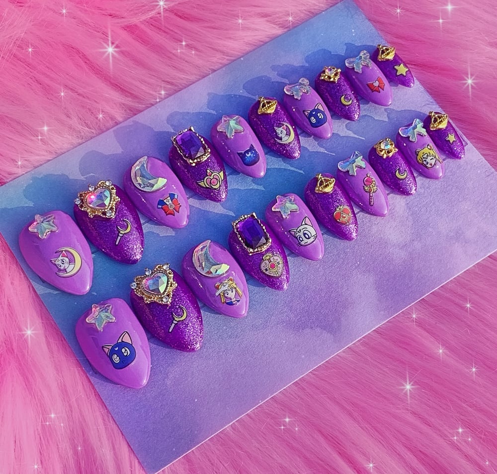 Image of Sailor Moon Purple Pumps 💜🌙