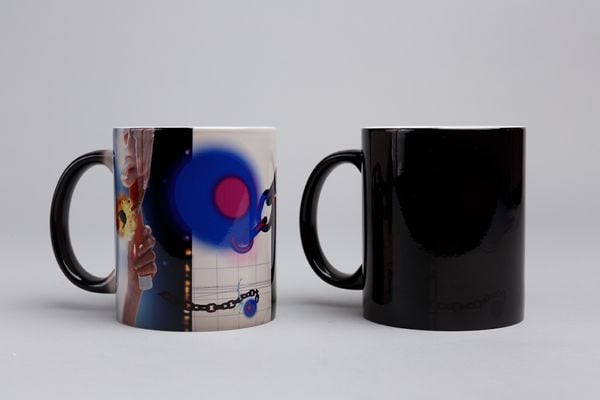 Rachel Rossin, <i>Heat Trace Mug</i>, 2019