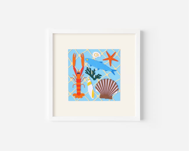 Trésor de la Méditerranée - Tableau en série limitée