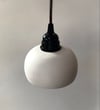 Small Porcelain Pendant Cable light