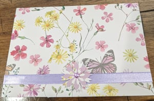 Image of Flowers and Butterflies