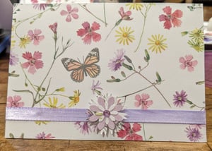 Image of Flowers and Butterflies