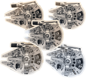 Image of SK8RATS VX1000 Millennium Falcon Sticker Pack (Pack of 5)