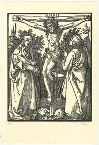 Christ on the Cross between the Virgin and St. John